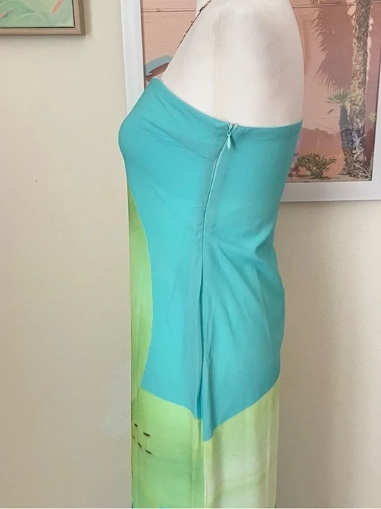 Peppermayo Darcy Maxi Dress in Turquoise Floral US 4 - Picture 10 of 10